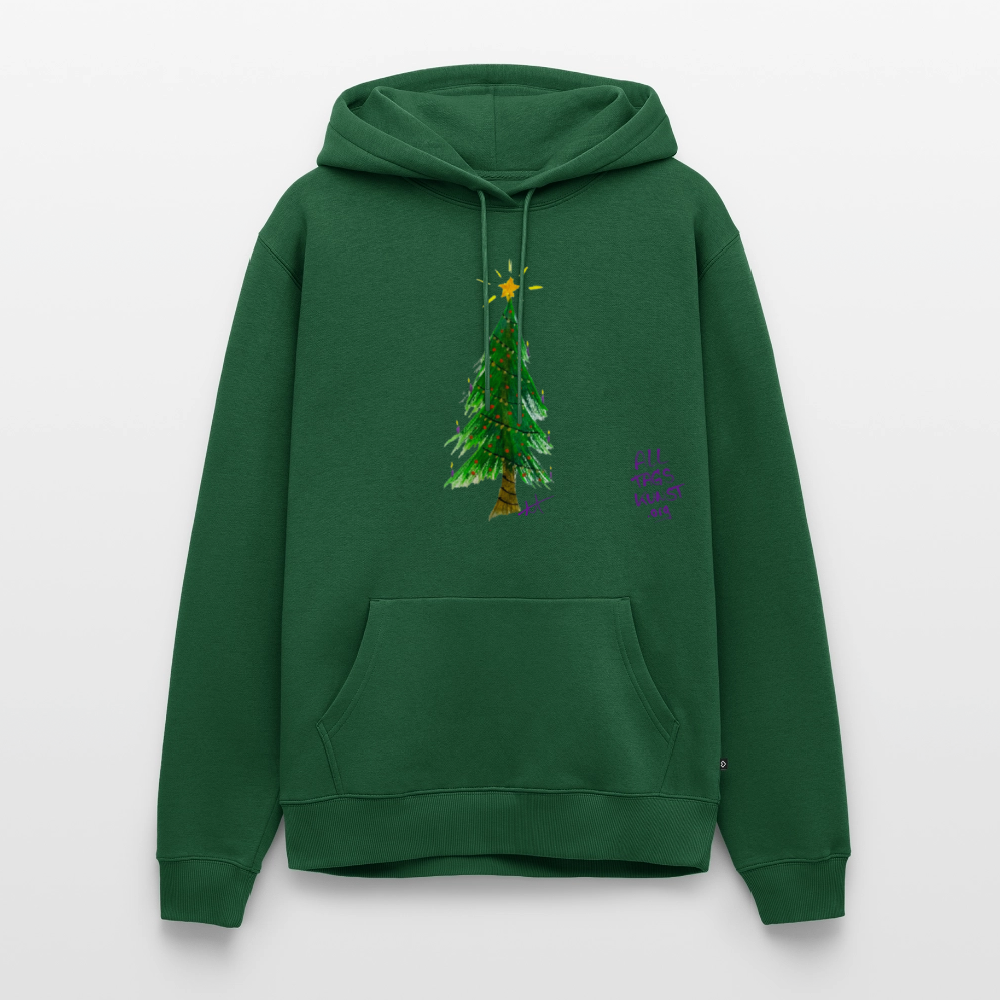 Premium Bio Hoodie Weihnachten unisex - Flaschengrün