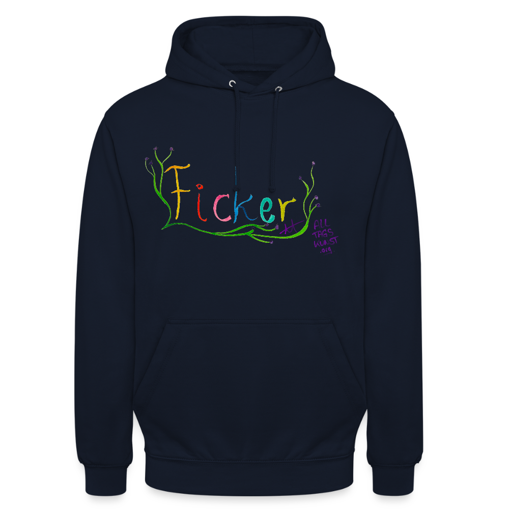 Ficker - Unisex Hoodie - Navy