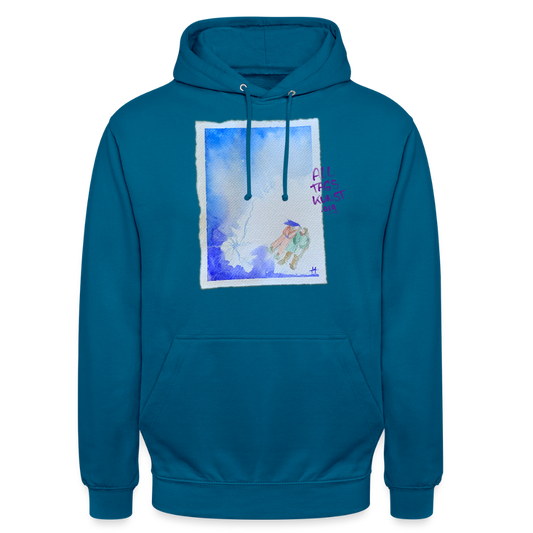 eternal sunshine - Unisex Hoodie - Tiefseeblau 