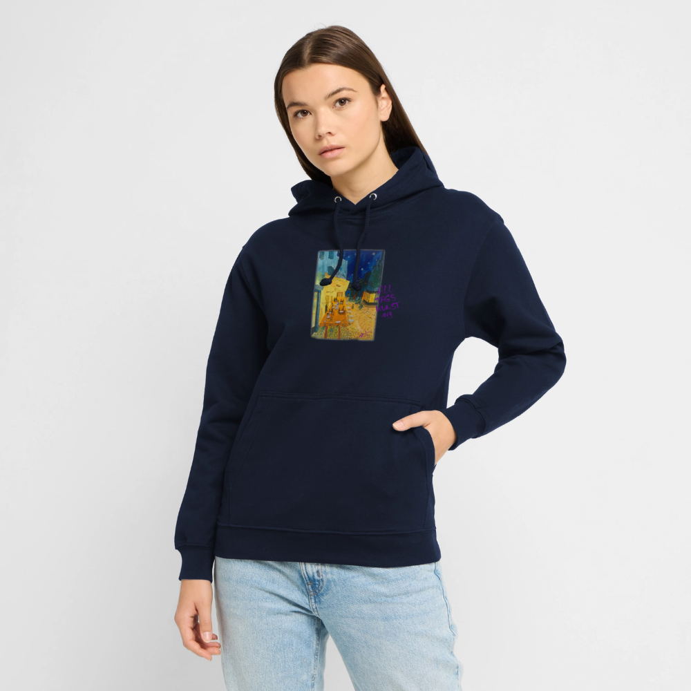Nachtcafe - Unisex Hoodie - Navy
