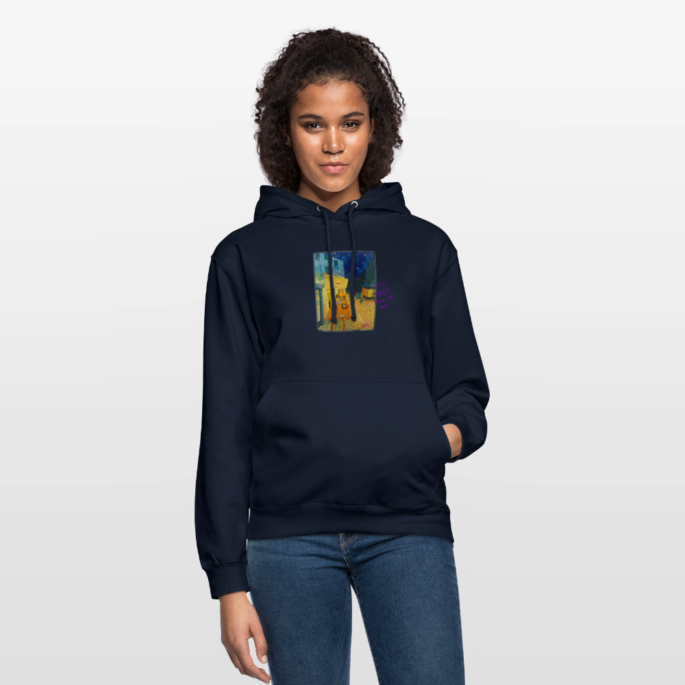 Nachtcafe - Unisex Hoodie - Navy