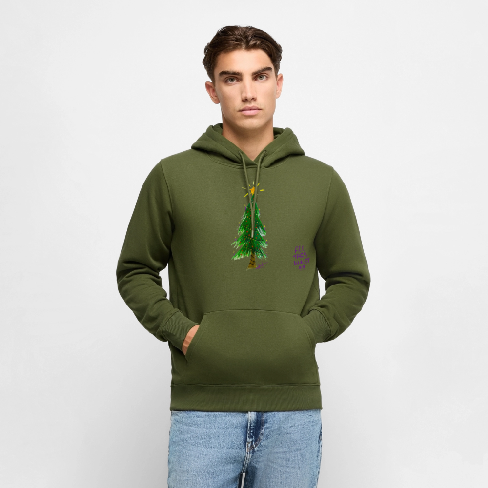 Premium Bio Hoodie Weihnachten unisex - Khaki