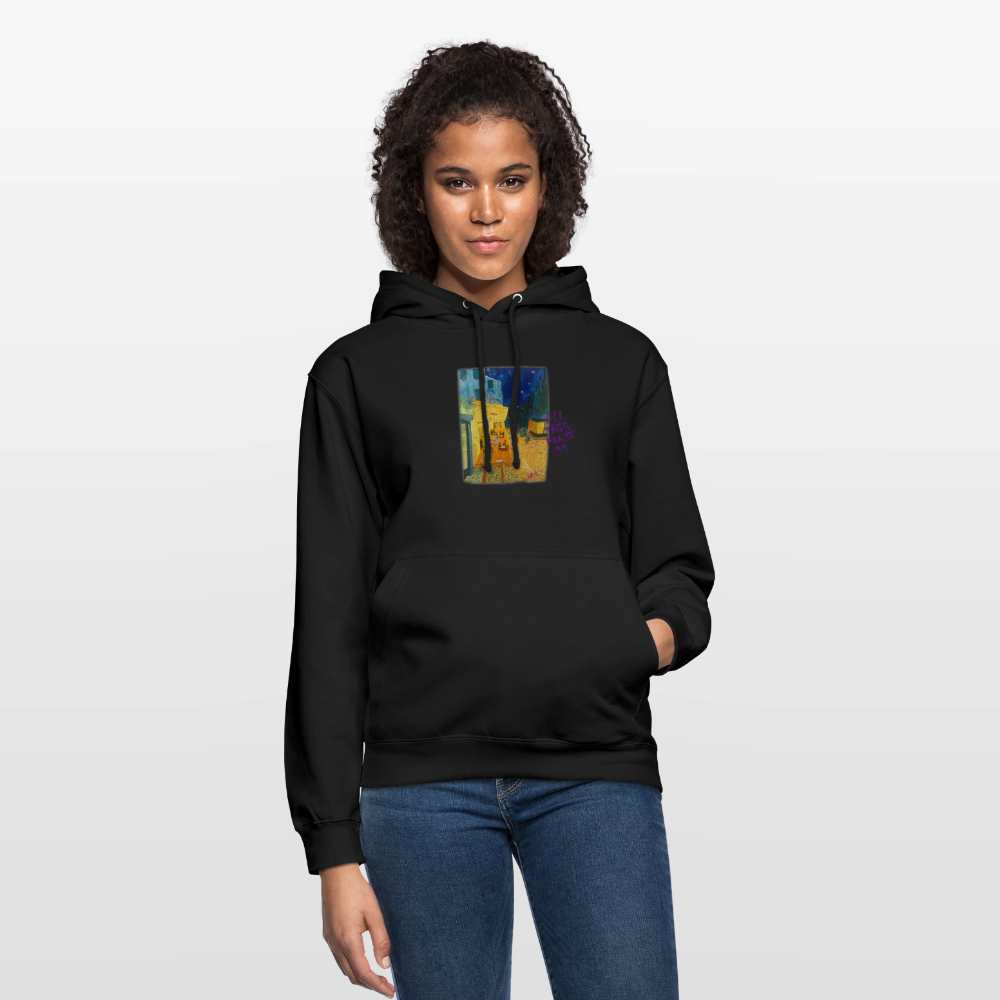 Nachtcafe - Unisex Hoodie - Schwarz