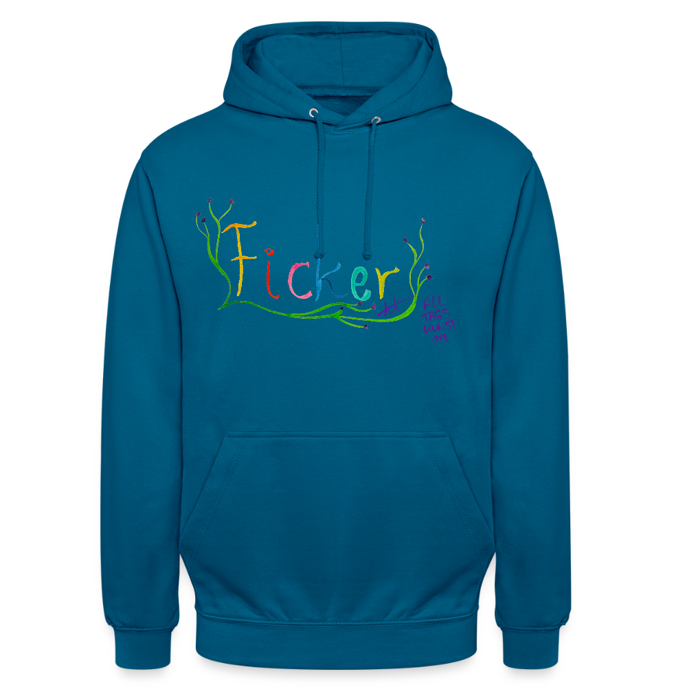 Ficker - Unisex Hoodie - Tiefseeblau 