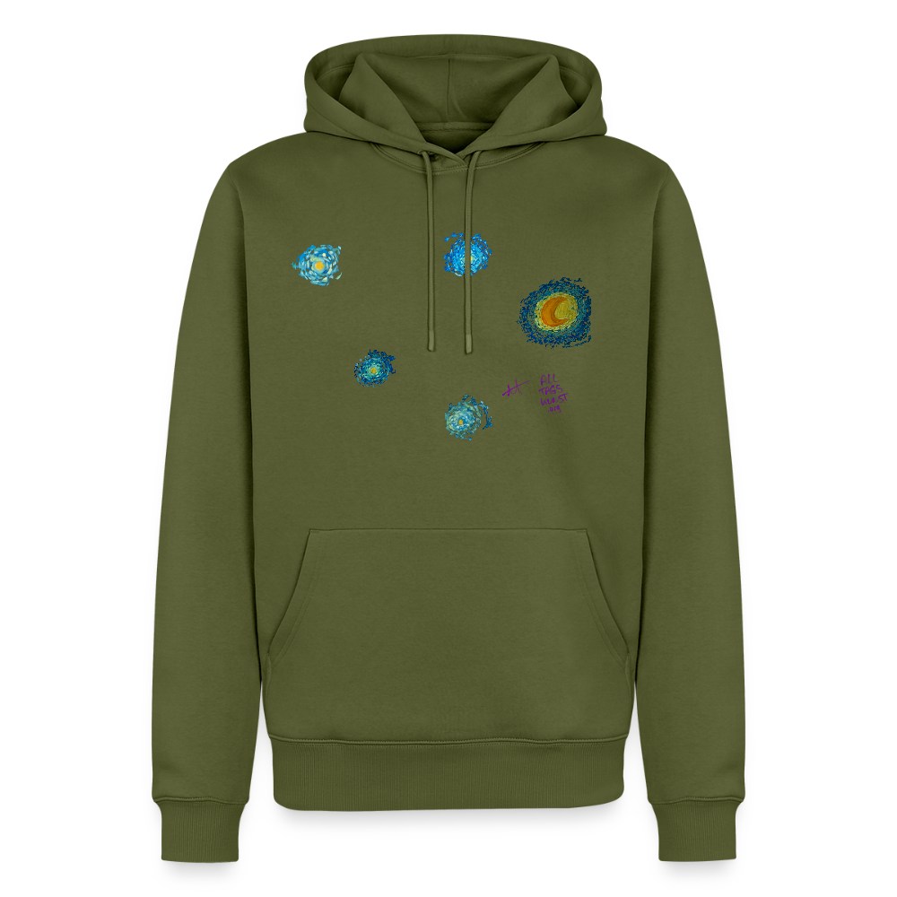 Hoodie - Sternennacht - Khaki