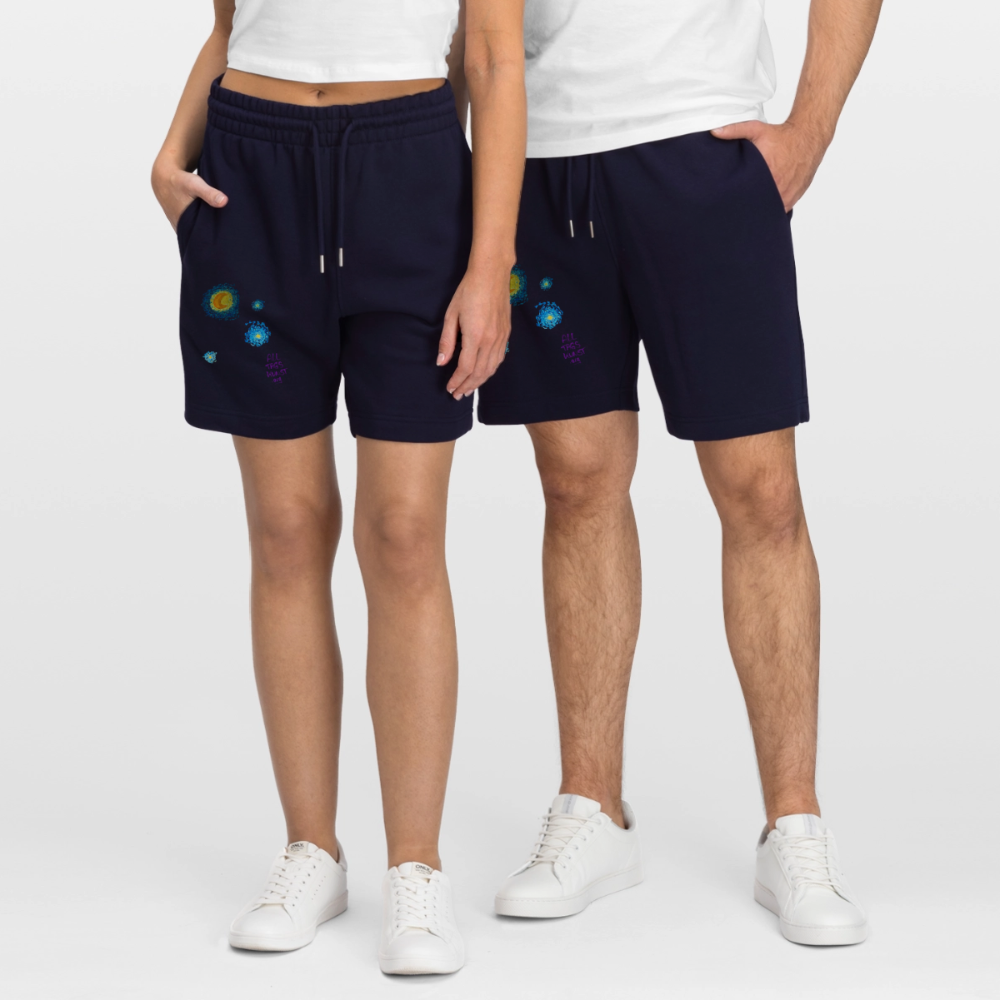 Sterne Unisex Bio Joggingshorts - Dark navy