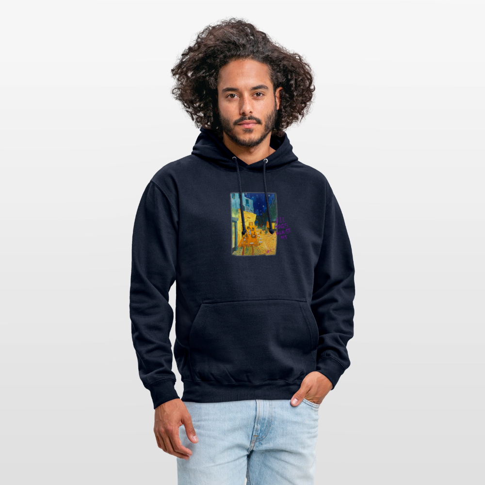 Nachtcafe - Unisex Hoodie - Navy