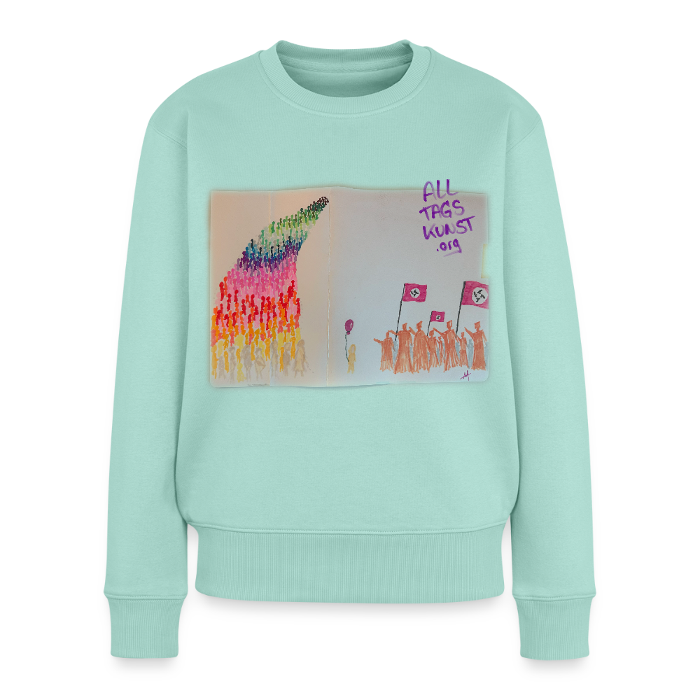 Wir sind mehr - Premium Pullover Frauen - Mint 