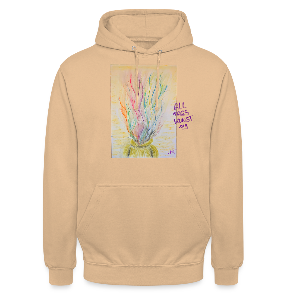in my head - Unisex Hoodie - Pfirsich