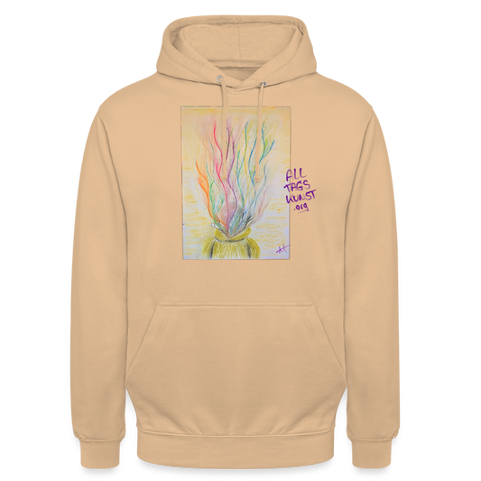 in my head - Unisex Hoodie - Pfirsich