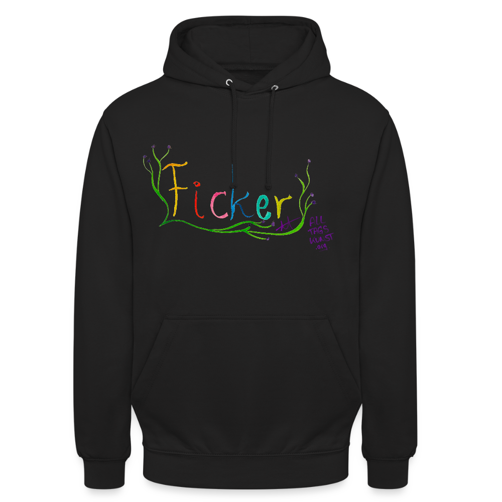 Ficker - Unisex Hoodie - Schwarz