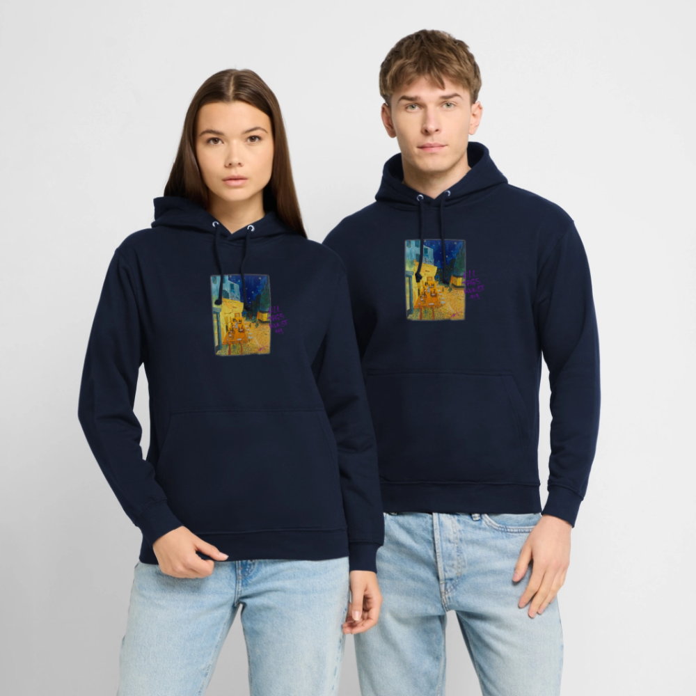 Nachtcafe - Unisex Hoodie - Navy
