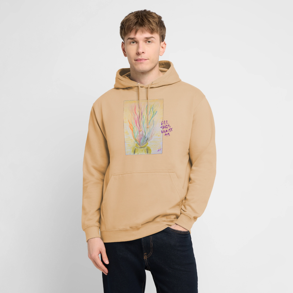 in my head - Unisex Hoodie - Pfirsich