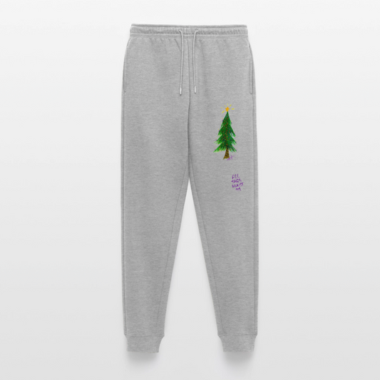Jogger Premium Bio Weihnachten unisex - Grau meliert