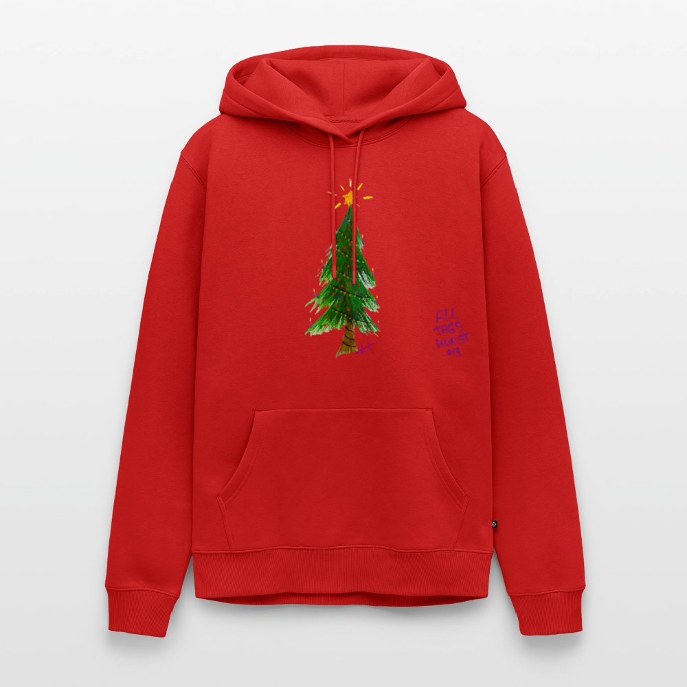 Premium Bio Hoodie Weihnachten unisex - Rot