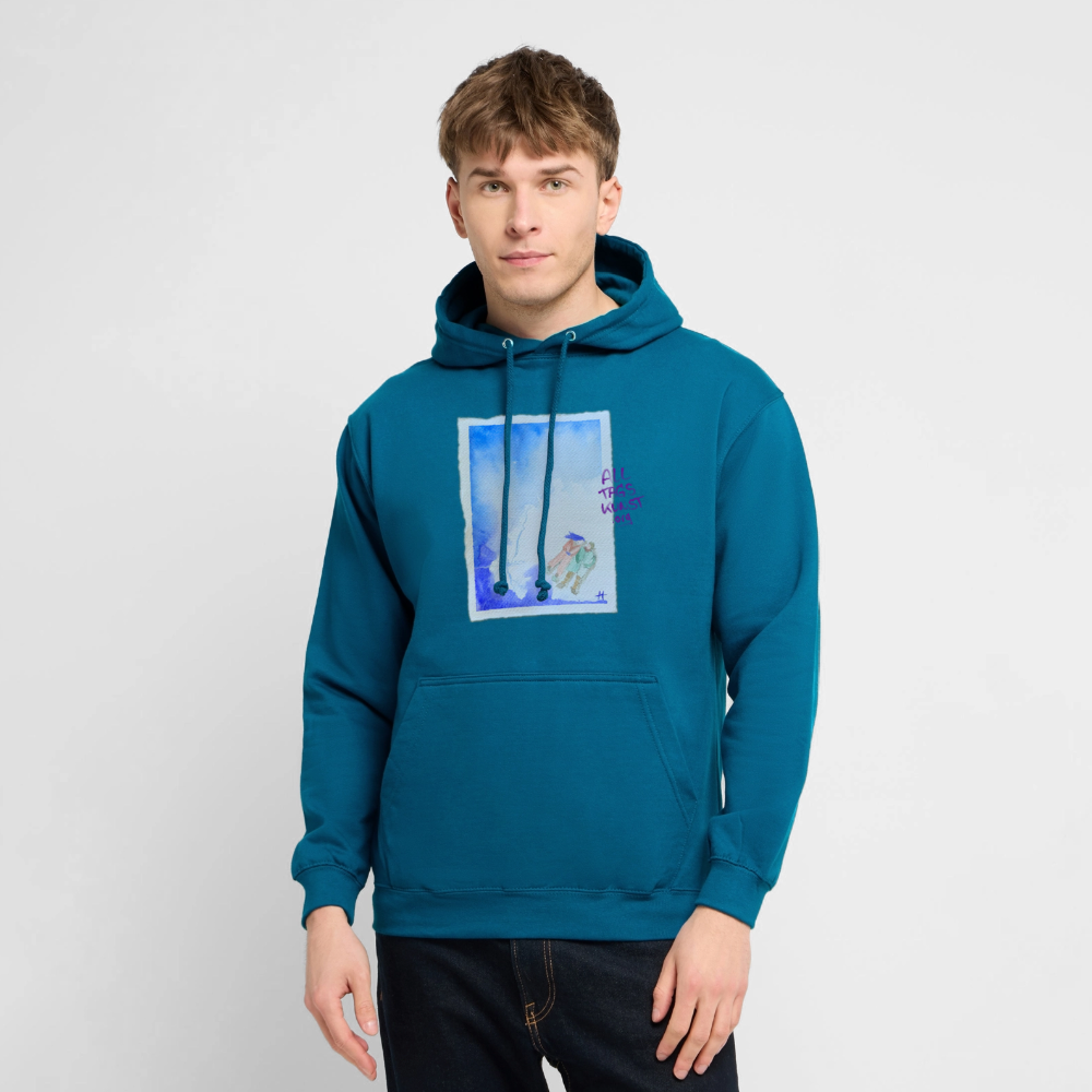 eternal sunshine - Unisex Hoodie - Tiefseeblau 