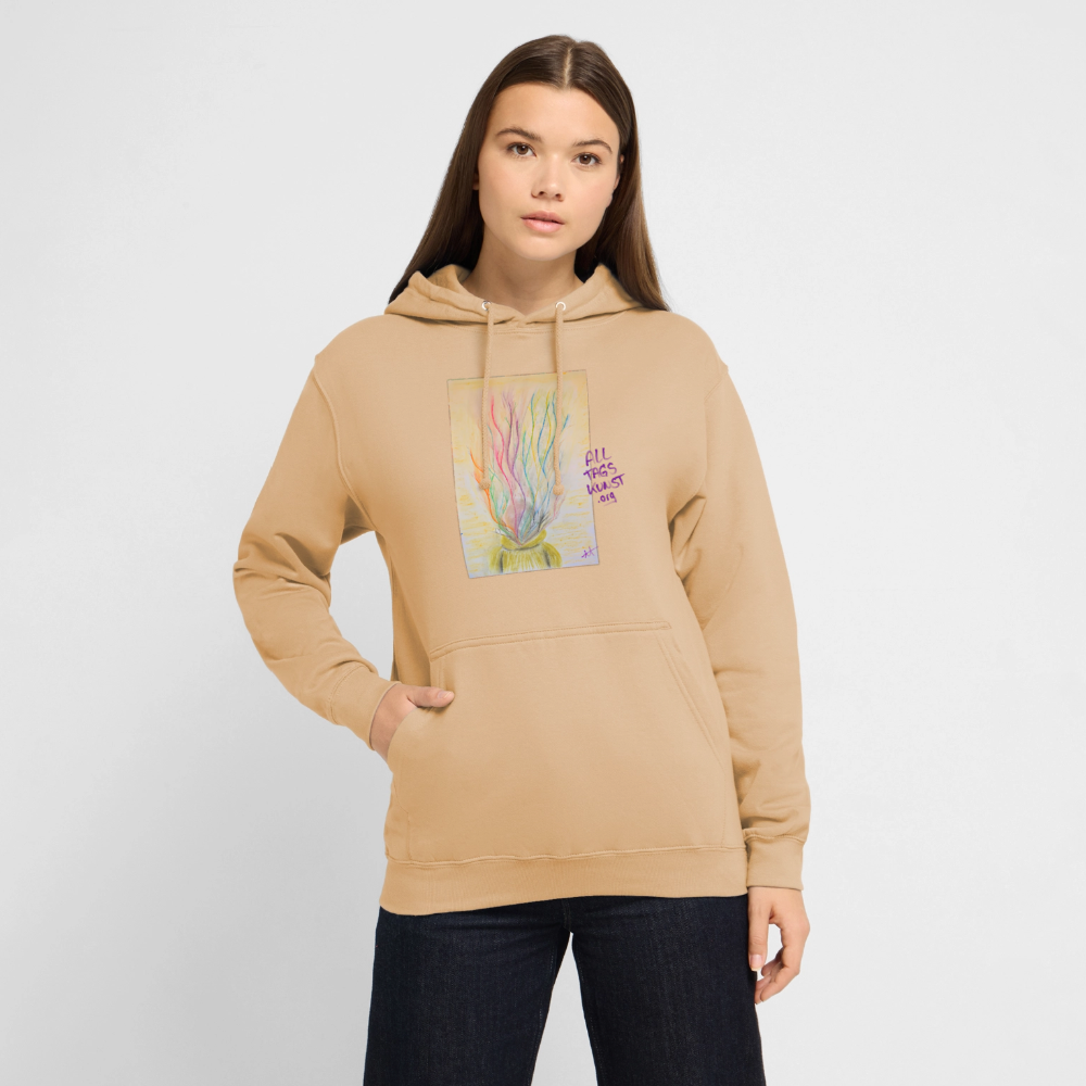 in my head - Unisex Hoodie - Pfirsich