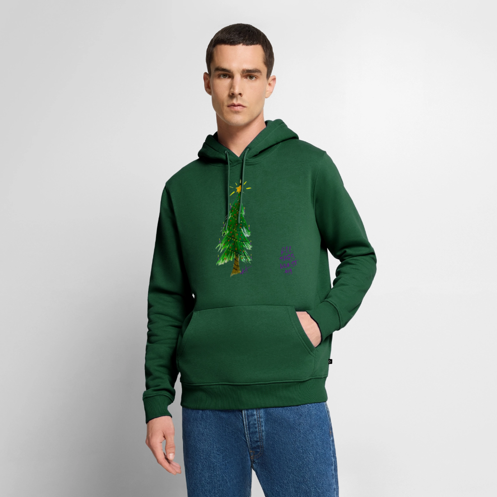 Premium Bio Hoodie Weihnachten unisex - Flaschengrün