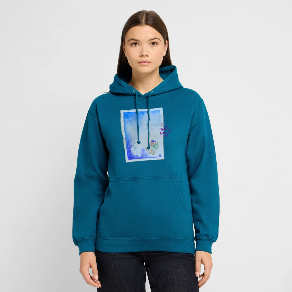eternal sunshine - Unisex Hoodie - Tiefseeblau 