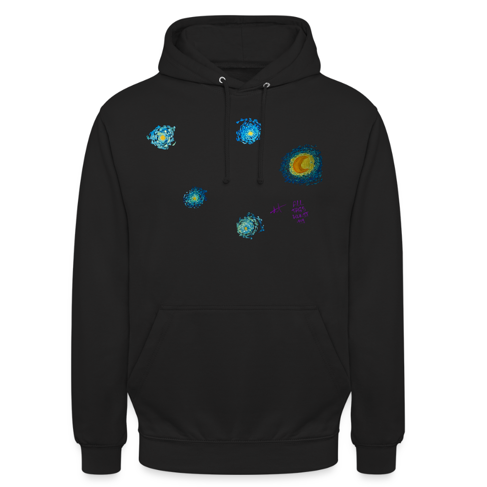 Hoodie - Sternennacht - Schwarz