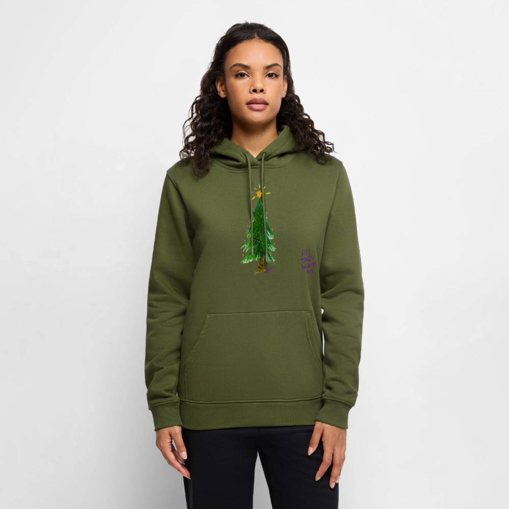 Premium Bio Hoodie Weihnachten unisex - Khaki