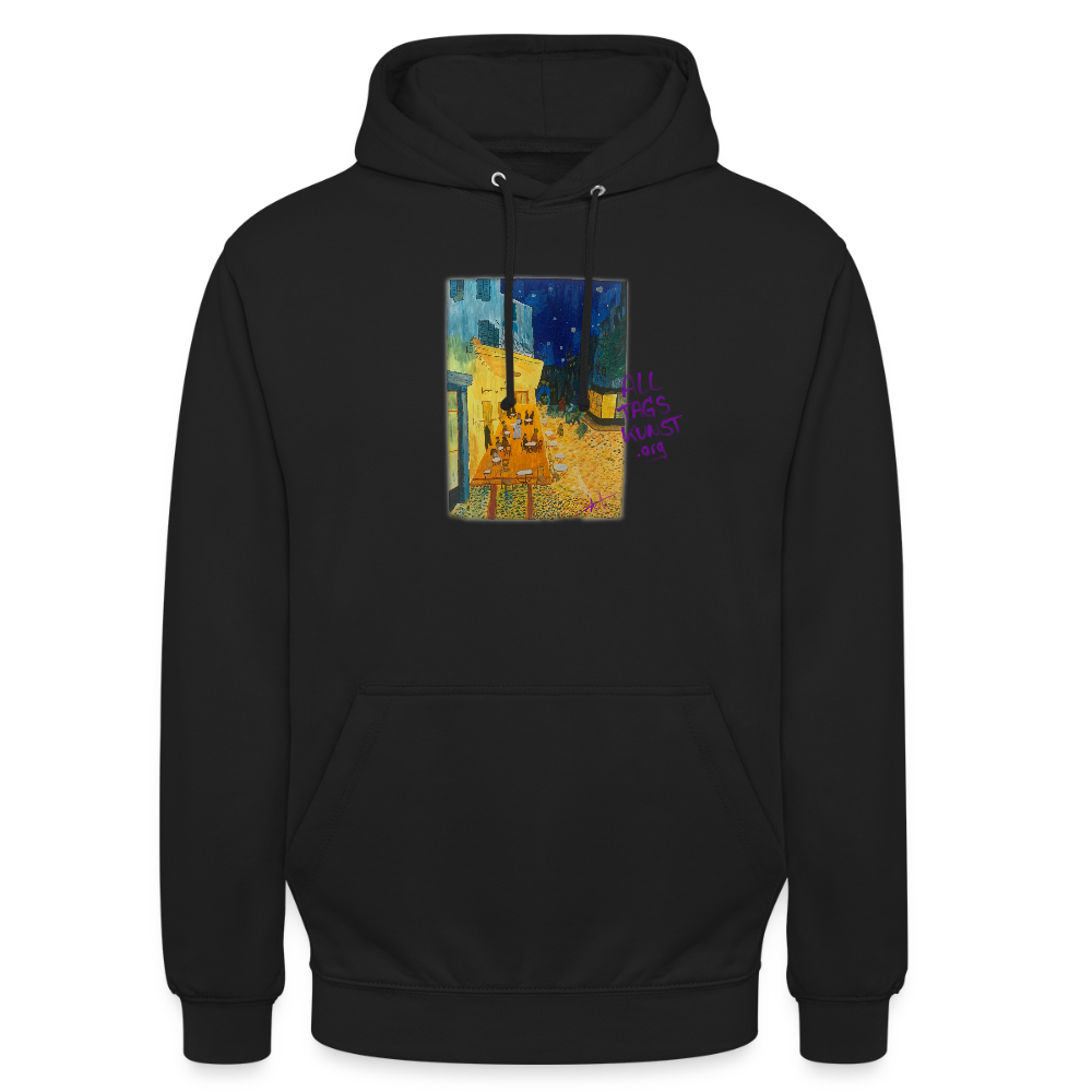Nachtcafe - Unisex Hoodie - Schwarz