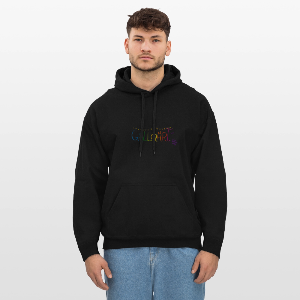 Gallmärt Unisex Softstyle® Midweight Hoodie - Schwarz