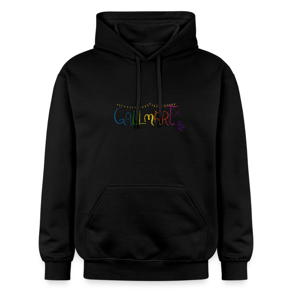 Gallmärt Unisex Softstyle® Midweight Hoodie - Schwarz