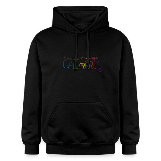 Gallmärt Unisex Softstyle® Midweight Hoodie - Schwarz