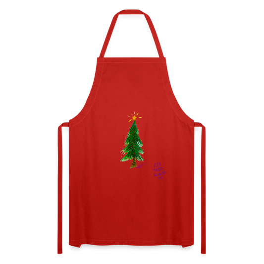 Kochschürze Weihnachten für die Weihnachtsbäckerei - Rot