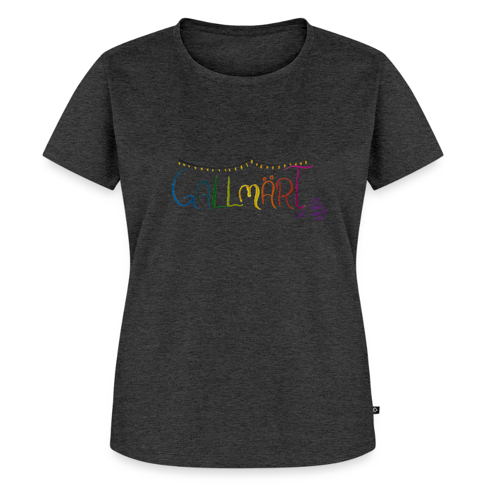 Gallmärt Shirt Girls - bio premium shirt - Anthrazit meliert