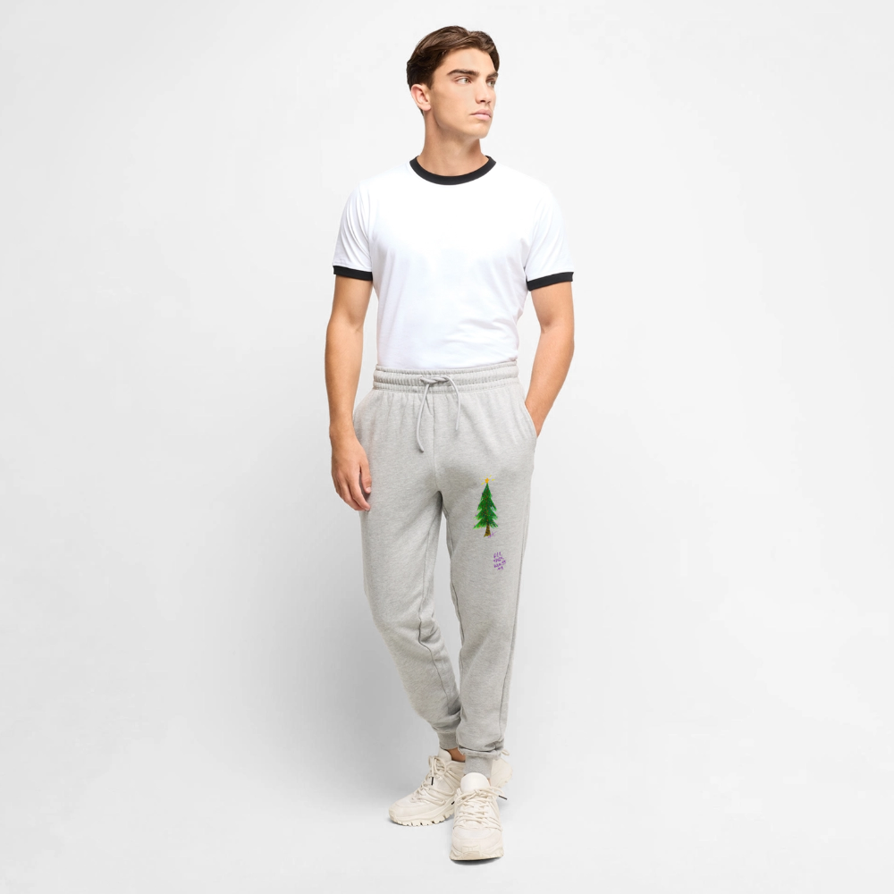 Jogger Premium Bio Weihnachten unisex - Grau meliert